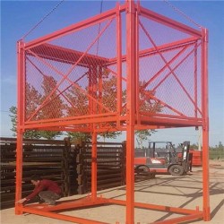 出售 防护网安全梯笼 重型安全梯笼 匠心工艺 基坑安全梯笼