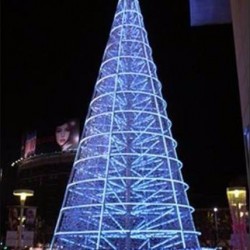 起航工艺 定制大型圣诞树 圣诞节装饰礼物 6米场景布置礼品摆件