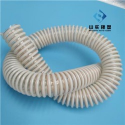 PU防排静电塑筋软管 输送物料塑筋风管 耐磨损食品级物料管